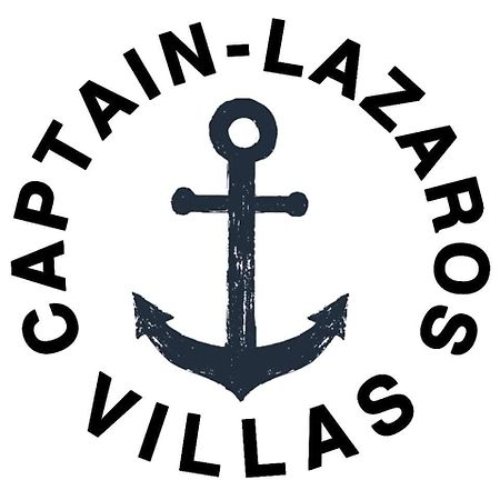 Located By The Sea One Beachfront Private Captain Lazaros Pool Villa With Loft In 750Sqm Spacious Private Plot-Jacuzzi-Sunrelax-Furnished Terace-Gazebo-Private Parking,Sleep 3 Adults And 2 Children, Just Steps From The Black Beach-Seaview Perissa  Exterior photo